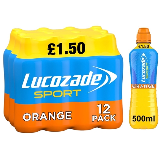 Picture of PM £1.50 LUCOZADE SPORT ORANGE 500ML X 12 