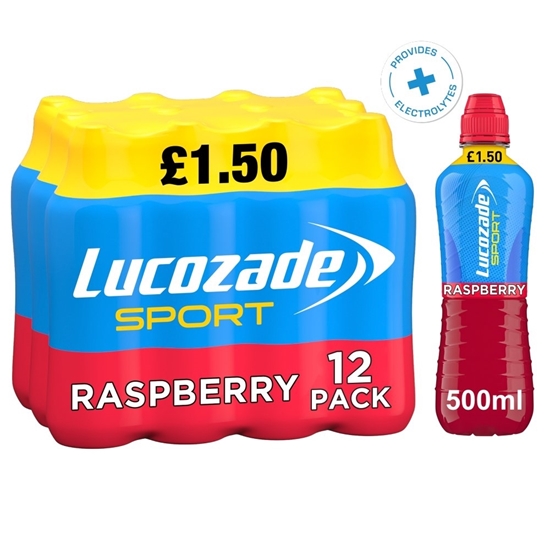 Picture of PM £1.50 LUCOZADE SPORT RASPBERRY 500ML X 12