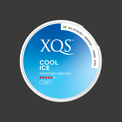 Picture of XQS NICOTINE POUCH COOL ICE 20x9.6MG CANS X 10