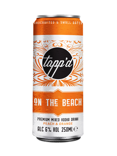 Picture of TAPPD ON THE BEACH 6% CAN 250ML X 12