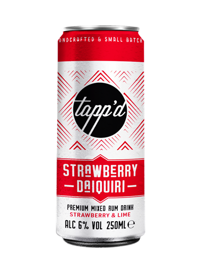 Picture of TAPPD STRAWBERRY DAQUIRI 6% CAN 250ML X 12