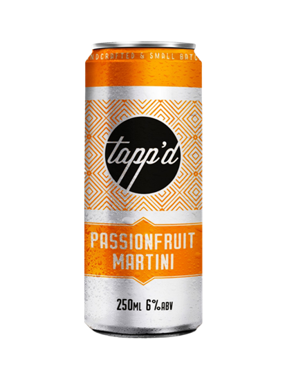 Picture of TAPPD PASSIONFRUIT MARTINI 250ml x 12