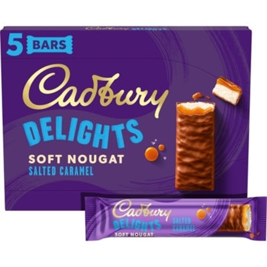 Picture of CADBURY DELIGHTS NOUGAT SALTED CARAMEL 5PK X 9