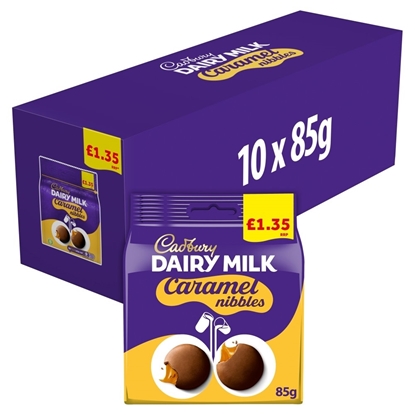 Picture of PM £1.69 CADBURY CARAMEL NIBBLES 85G X 10 