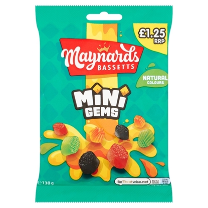 Picture of PM £1.25 MAYNARDS MINI GEMS 130G X 10 