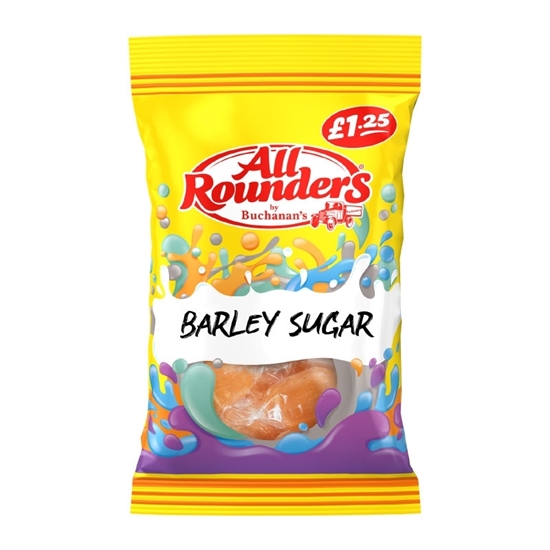 Picture of PM £1.25 ALL ROUNDERS BARLEY SUGAR 110G X 12