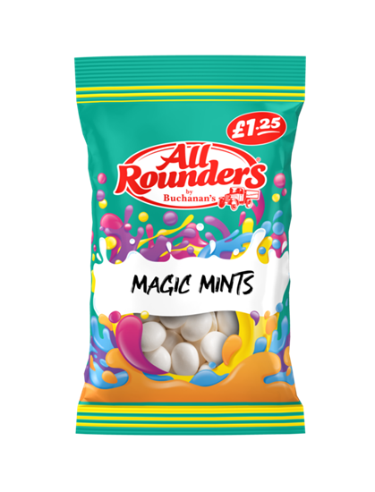 Picture of PM £1.25 ALL ROUNDERS MAGIC MINTS 105G X 12