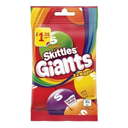 Picture of PM £1.35 SKITTLES FRUIT GIANTS 116G x 14 