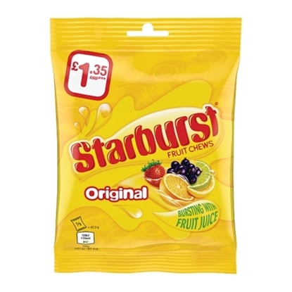 Picture of PM £1.35 STARBURST ORIGINAL BAGS 127G x 12 