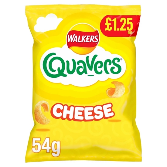 Picture of PM £1.25 QUAVERS CHEESE 54G X 18 