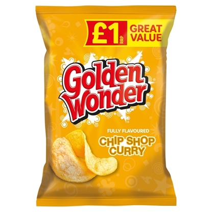 Picture of PM £1 G.W. CHIP SHOP CURRY CRISPS 57G X 18 