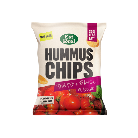 Picture of EAT REAL HUMMUS TOMATO & BASIL 110g x 10