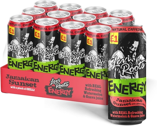 Picture of PM £1 LEVI ROOTS ENERGY JAMAICAN SUNSET CANS 500ML