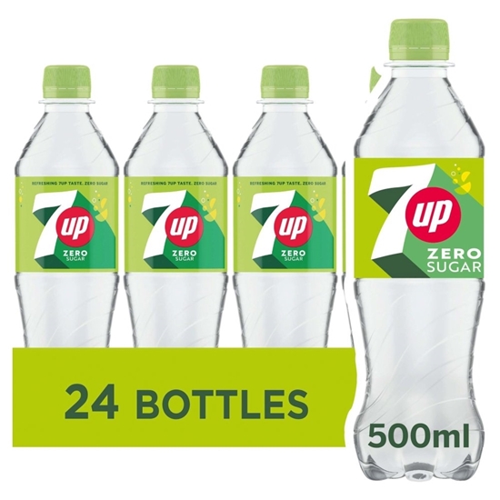 Picture of 7UP *ZERO* 500ML BOTTLE X 24