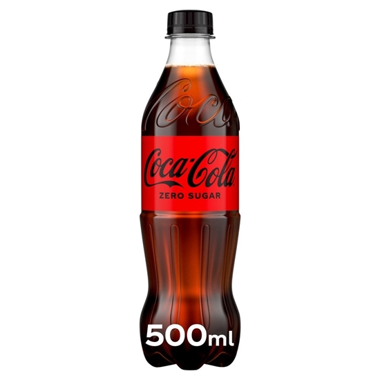 Picture of COKE *ZERO* 500MLS BOTTLES  X  24