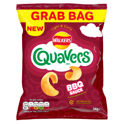 Picture of QUAVERS BBQ *GRAB BAG* 34g x 30