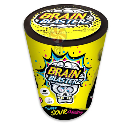 Picture of BRAIN BLASTERZ SOUR CANDY TUBS 48G X 12