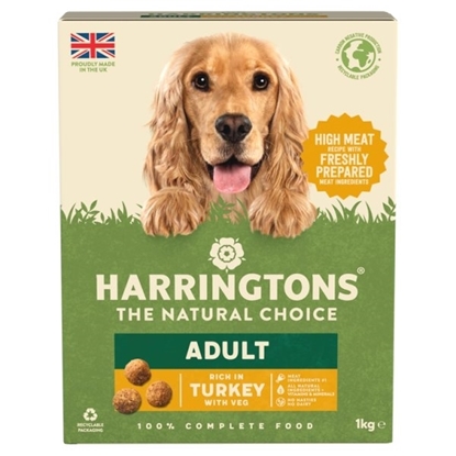 Picture of HARRINGTON TURKEY & VEG DRY 1KG X 5