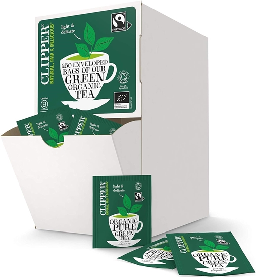 Picture of CLIPPER GREEN TEA ENV & TAG 250's x 1