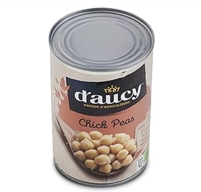 Picture of D'AUCY CHICK PEAS  400G X 12