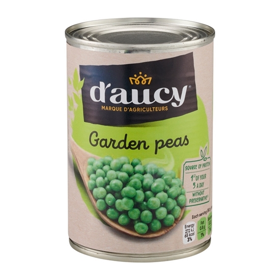 Picture of D'AUCY GARDEN PEAS 400G X 12