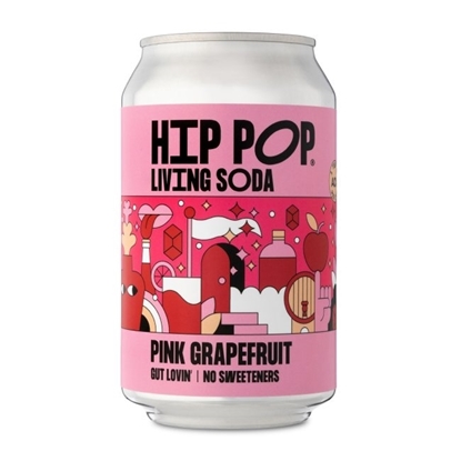 Picture of HIP POP PINK GRAPEFRUIT 330ML X 12