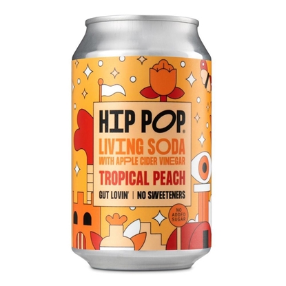 Picture of HIP POP TROPICAL PEACH 330ML X 12