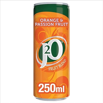 Picture of J2O ORANGE AND PASSION CANS 250ML X 12