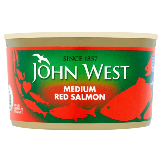 Picture of JOHN WEST RED SALMON 213G X 12