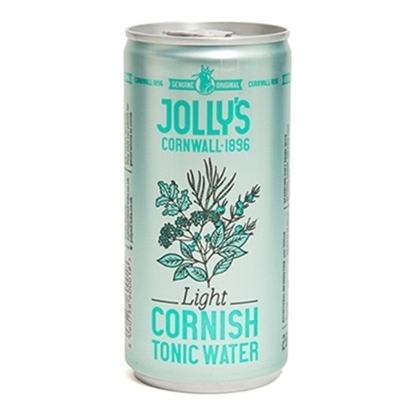 Picture of JOLLYS CORNISH TONIC WATER LIGHT CAN 200ML X 24