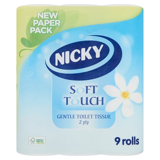 Picture of NICKY SOFT TOILET TOILET ROLL 9PK X 5 