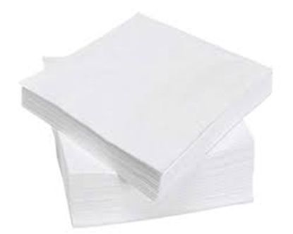 Picture of NAPKINS 1PLY WHITE 30CM  x 30CM 500S X 1       