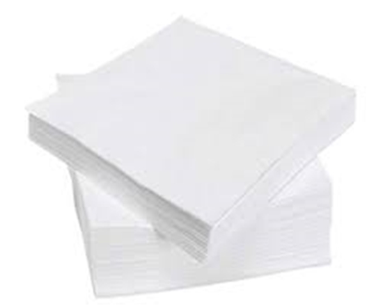 Picture of NAPKINS WHITE 3PLY 33cm x 33cm 20s  x 18