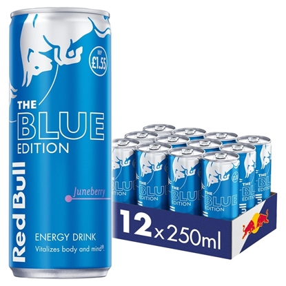 Picture of PM £1.55 RED BULL BLUE JUNEBERRY 250ML X 12