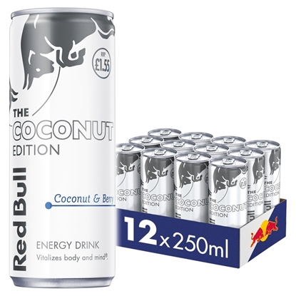 Picture of PM £1.55 RED BULL COCONUT 250ML CANS x 12 