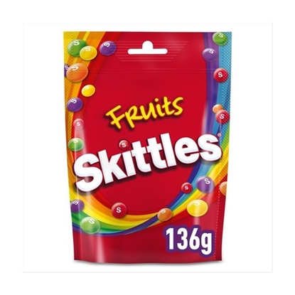 Picture of SKITTLES FRUITS POUCH 136G x15