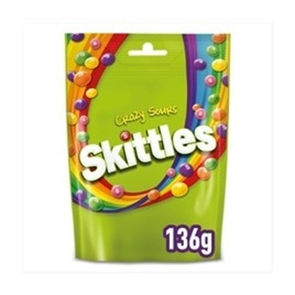 Picture of SKITTLES SOURS POUCH 136G x15