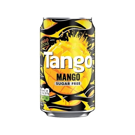 Picture of TANGO MANGO SUGAR FREE 330ML X 24