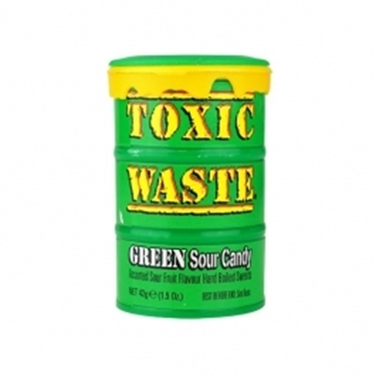 Picture of TOXIC WASTE SOUR CANDY GREEN DRUM 42g x 12