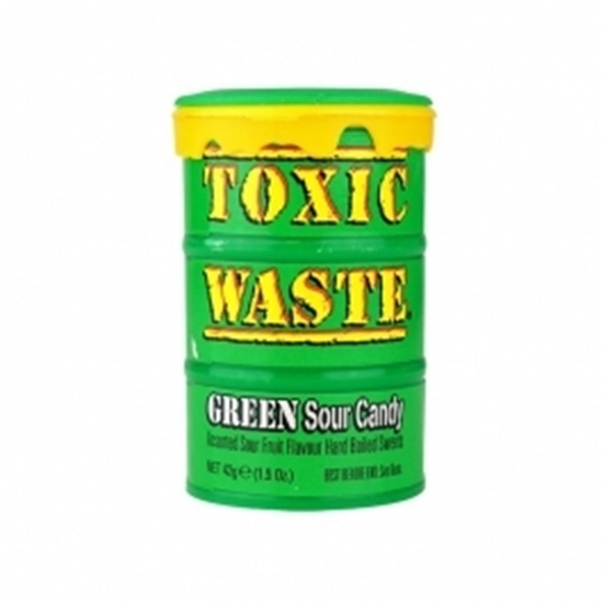 Picture of TOXIC WASTE SOUR CANDY GREEN DRUM 42g x 12