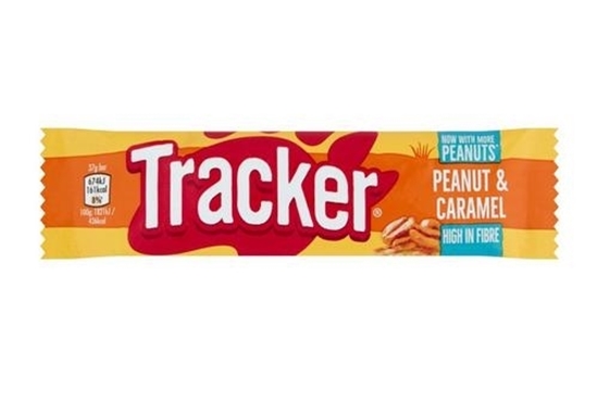 Picture of TRACKER PEANUT & CARAMEL 37G X 18