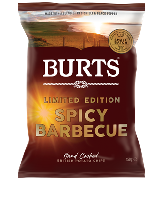 Picture of *150G* BURTS SPICY BARBECUE LTD EDITION X 10