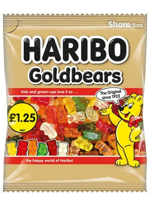 Picture of PM £1.25 HARIBO GOLD BEARS 140G X 12