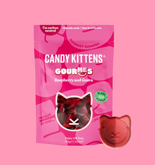 Picture of CANDY KITTENS SWEET RASPBERRY & GUAVA 140G X 10