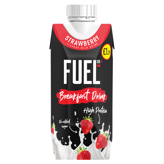 Picture of FUEL 10K BREAKFAST DRINK STRAWBERRY 330ML X 8