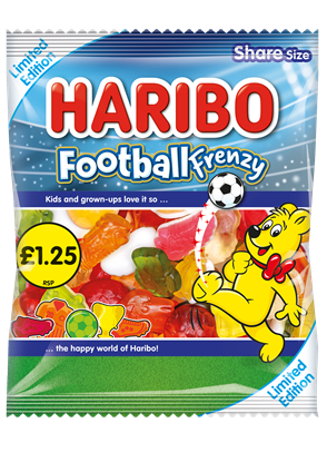 Picture of PM £1.25 HARIBO FOOTBALL FRENZY 140G X 12