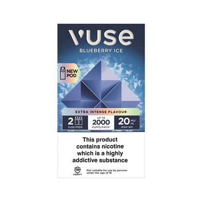 Picture of VUSE POD BLUEBERRY ICE 20mg 2PK X 5  £8.50 OFF