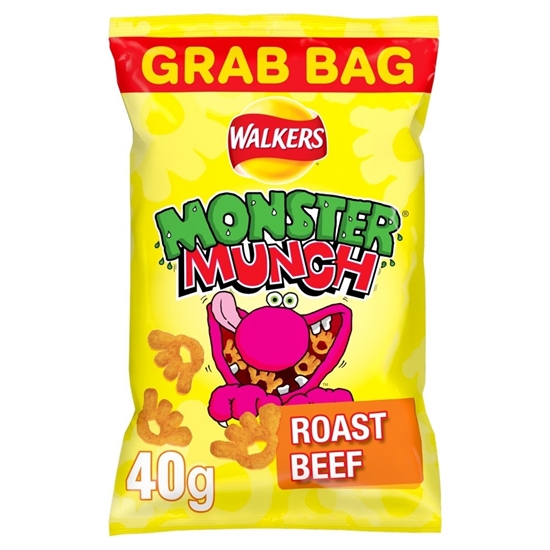 Picture of MEGA MONSTER MUNCH BEEF 40G X 35