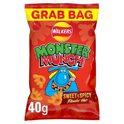 Picture of MEGA MONSTER MUNCH FLAMIN HOT 40G X 35