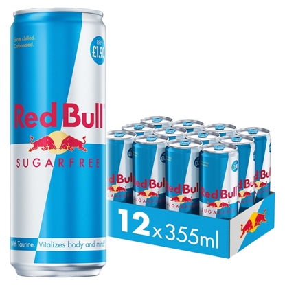 Picture of PM £1.90 RED BULL SUGAR FREE 355ML X 12 